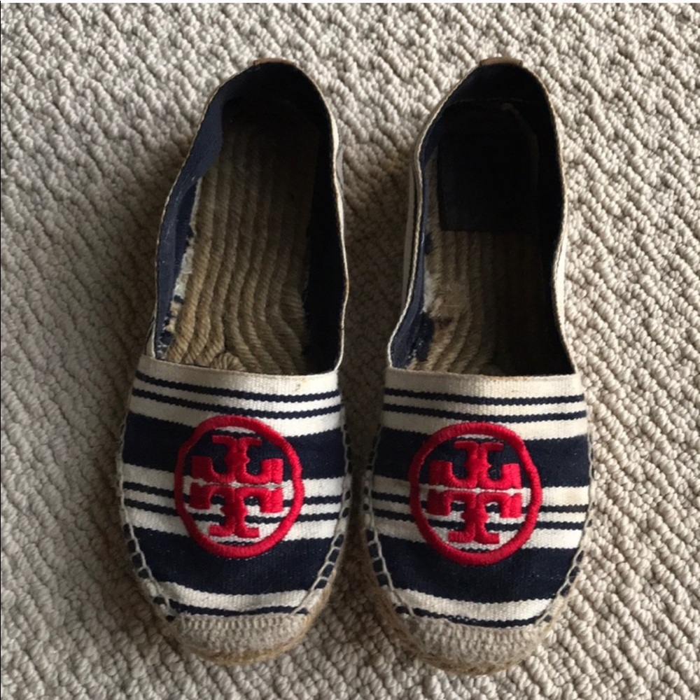 Tory Burch Espadrille Flats, size 8